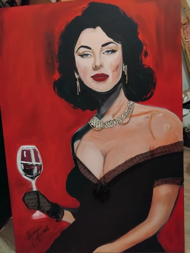 black & red